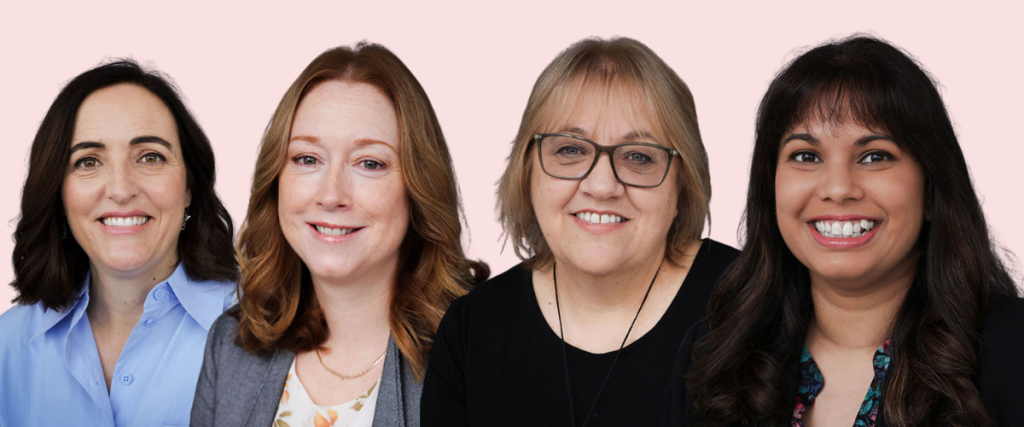 Frances Edmonds, Tamsin REeves, Mary Anne Shanahan, Amelia